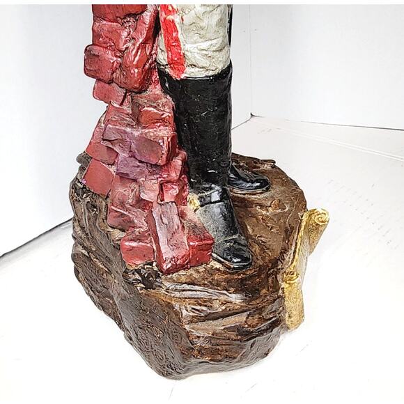 Rare 24" Civil War Union Cavalry Soldier Chalkware Statue Similar to Cacciapuoti - Picture 6 of 16